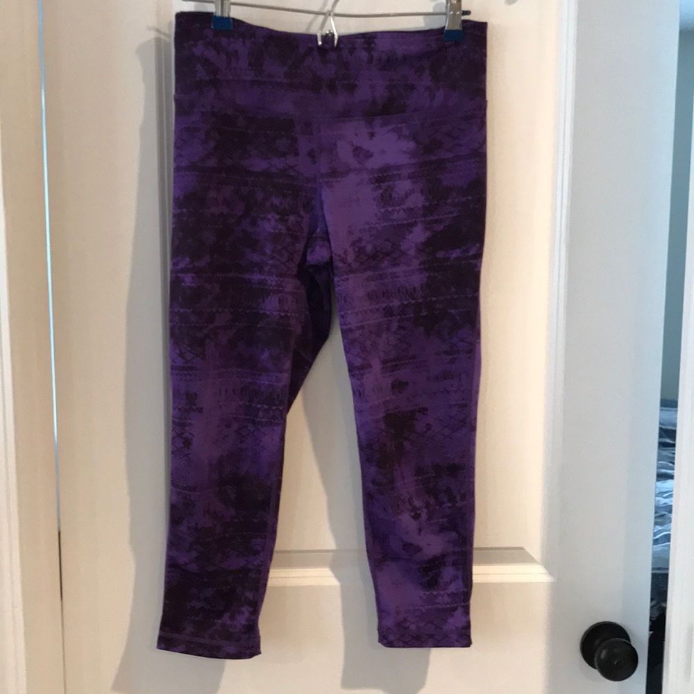 Tangerine workout capris leggings